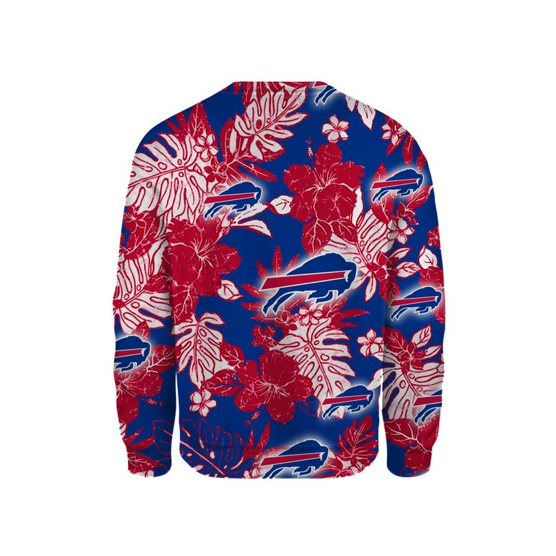 Buffalo Bills Tropical Floral All Over Print sweatshirt back