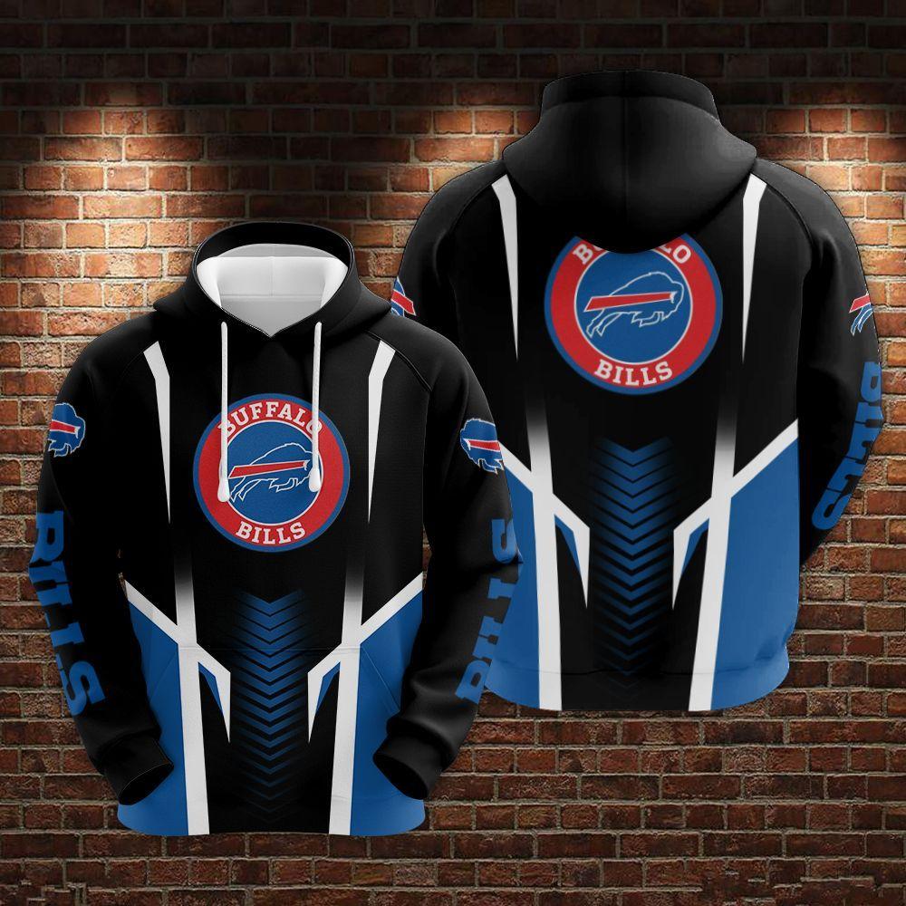 Buffalo Bills Velocity Strike All Over Print Hoodie
