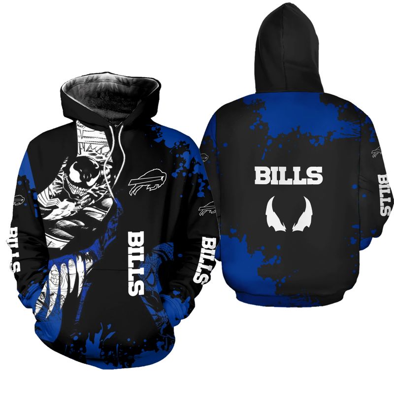 Buffalo Bills Venom Dark Beast Hoodie