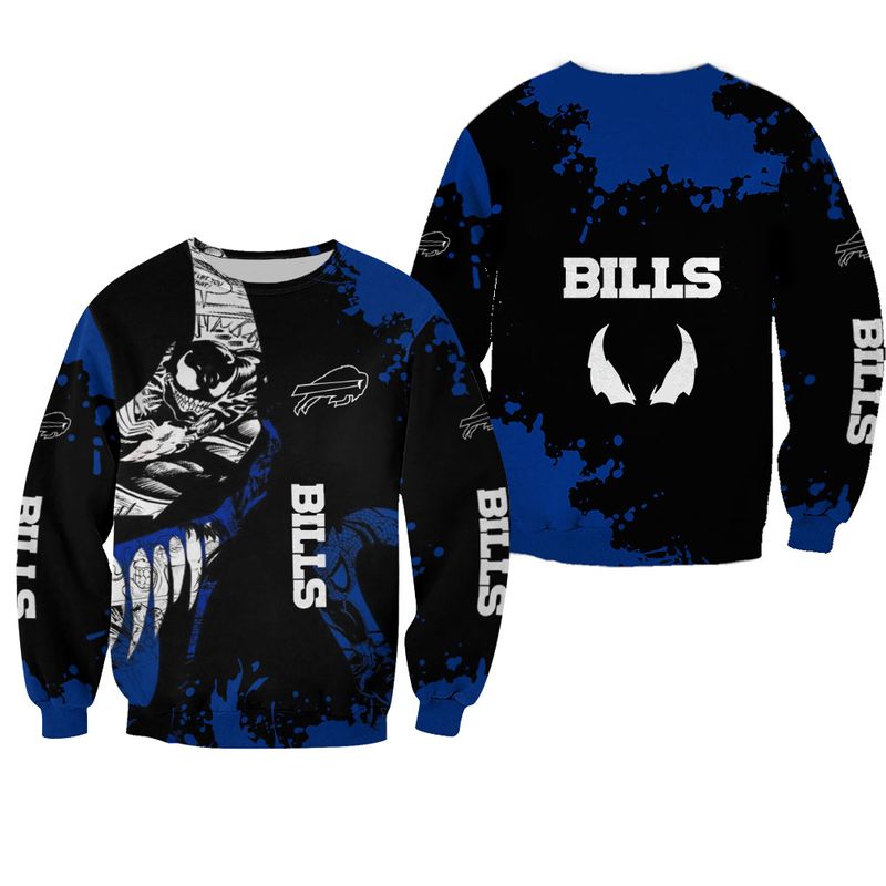 Buffalo Bills Venom Dark Beast Sweatshirt