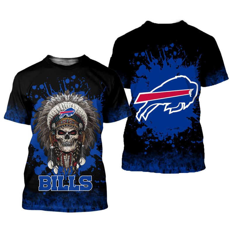 Buffalo Bills Warrior Spirit All Over Print Shirt