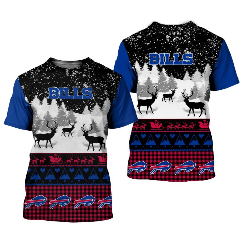 Buffalo Bills Winter Wonderland Reindeer Shirt