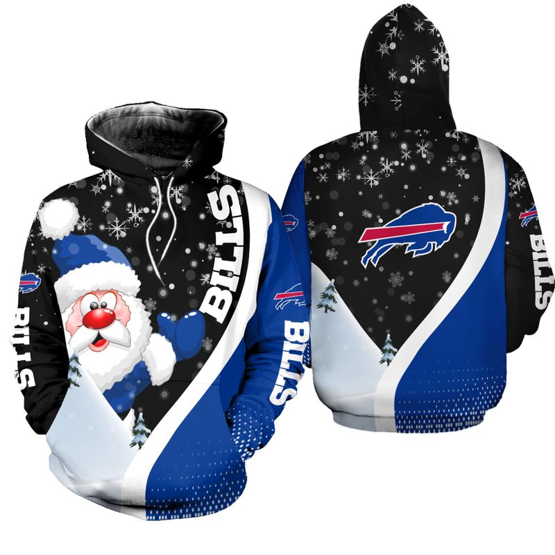 Buffalo Bills Winter Wonderland Santa Hoodie