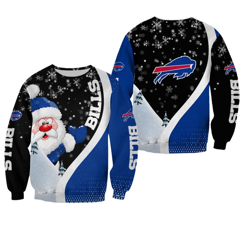 Buffalo Bills Winter Wonderland Santa Sweatshirt