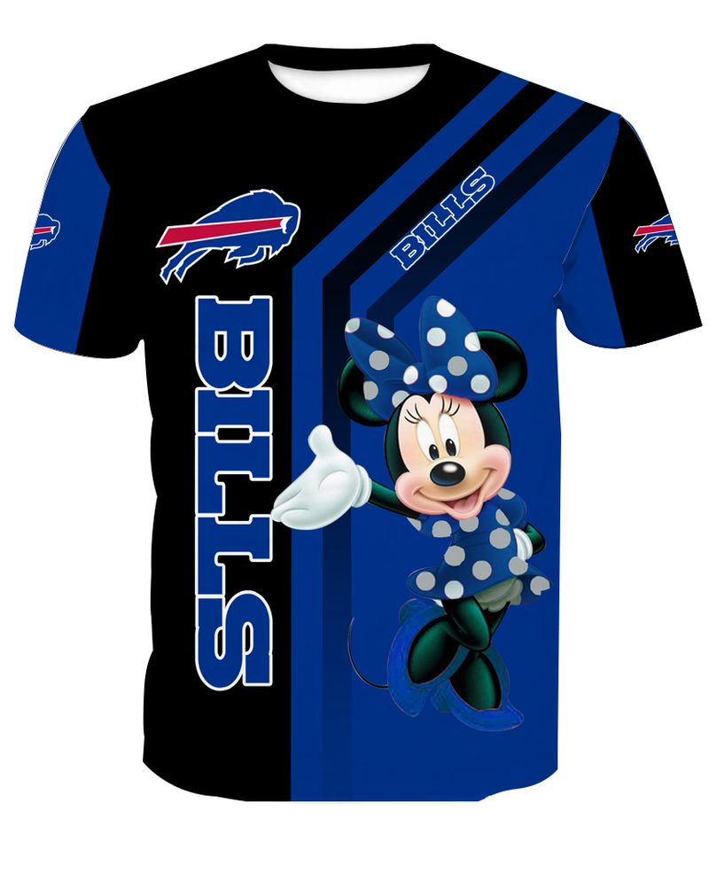 Buffalo Bills with Minnie All Over Print Shirt