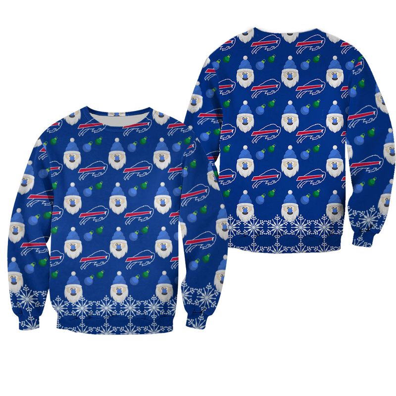 Buffalo Bills Yeti Holiday All Over Print Sweatshirt