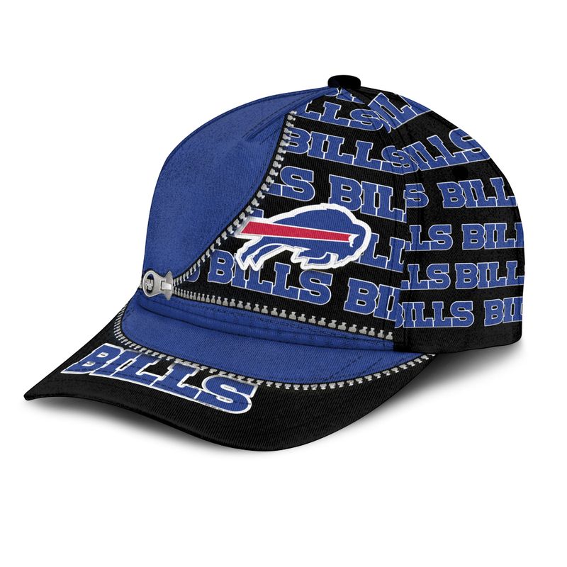 Buffalo Bills Zip Unlock Pattern All over Print Baseball Cap left side
