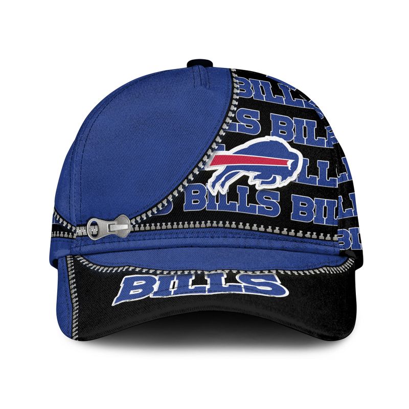 Buffalo Bills Zip Unlock Pattern All over Print Baseball Cap