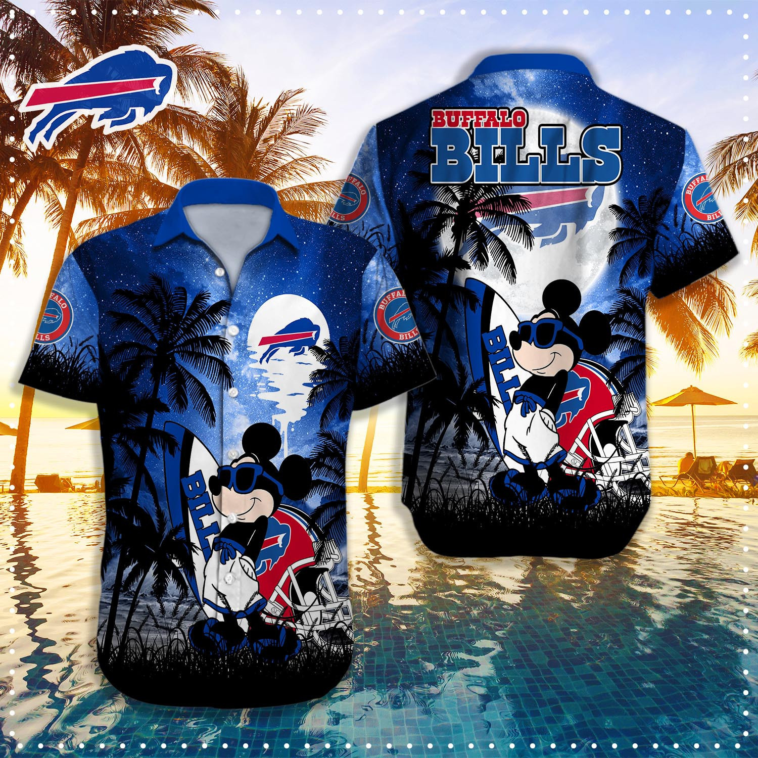 Buffalo Bills Beach Party Hawaiian Shirt