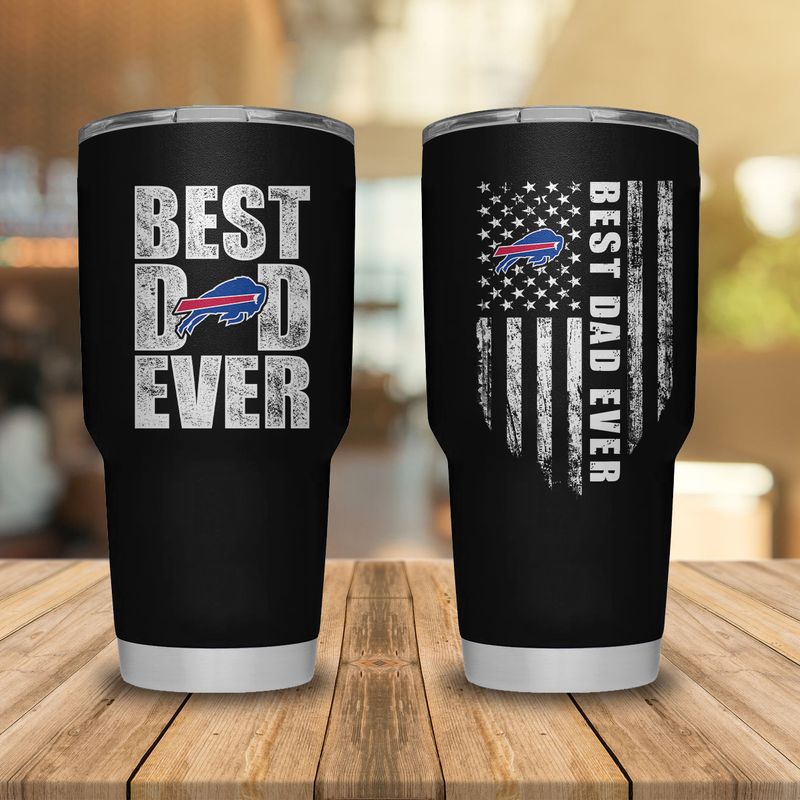 Buffalo Bills Best Dad Ever Gift For Father's Day Tumbler 30 oz