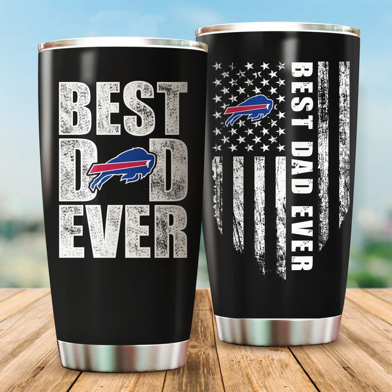 Buffalo Bills Best Dad Ever Gift For Father's Day Tumbler