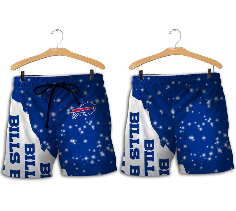 Buffalo Bills Bling Bling Hawaiian Short