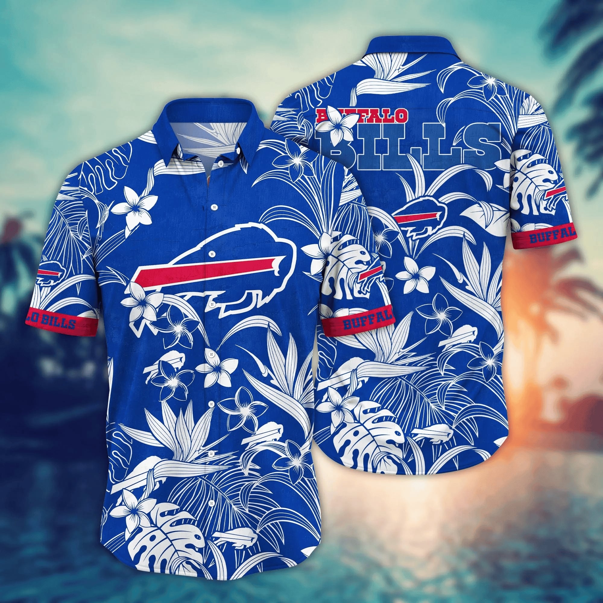 Buffalo Bills Blue Blossom Hawaiian Shirt
