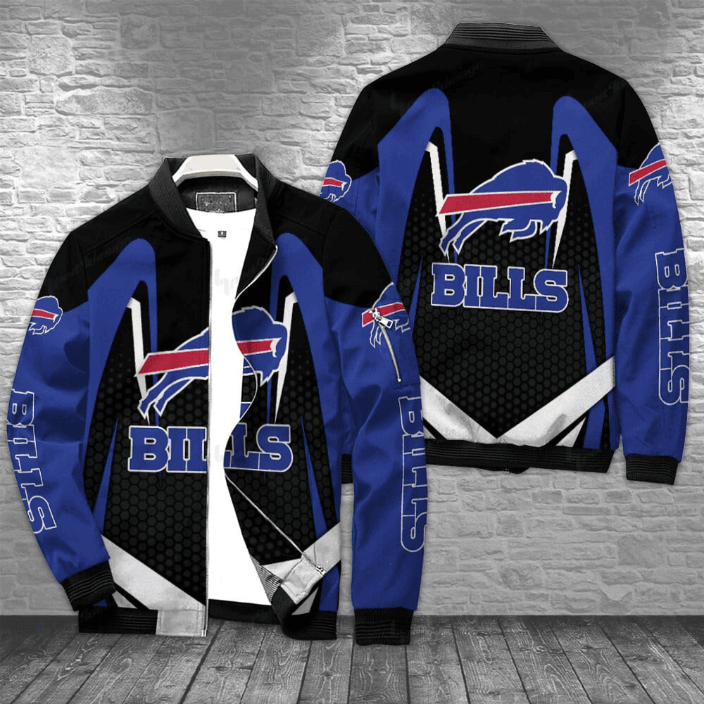 Buffalo Bills Bold Racer Bomber Jacket