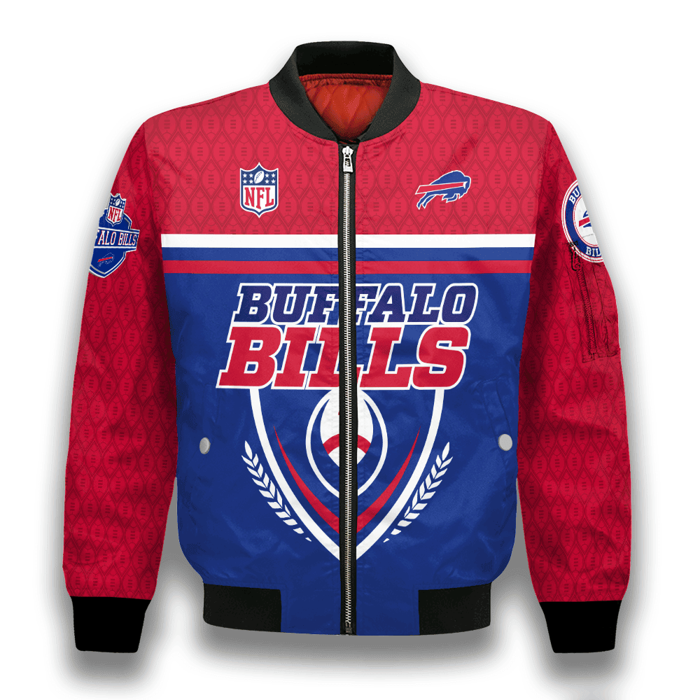 Buffalo Bills Bold Victory Bomber Jacket front