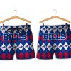 Buffalo Bills Caro Pattern Hawaiian Short