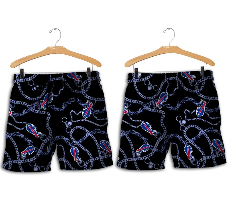Buffalo Bills Chain Reaction Hawaiian Short
