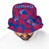 Buffalo Bills Coconut Tree Pattern All Over Print Bucket Hat above