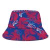 Buffalo Bills Coconut Tree Pattern All Over Print Bucket Hat back