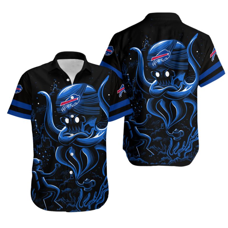 Buffalo Bills Deep Sea Kraken Hawaiian Shirt