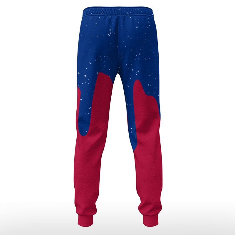 Buffalo Bills Falling Night Sky All Over Print Sweatpants back