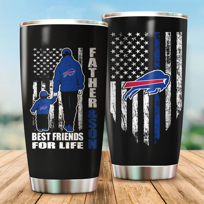 Buffalo Bills Father & Son Best Friends For Life Tumbler