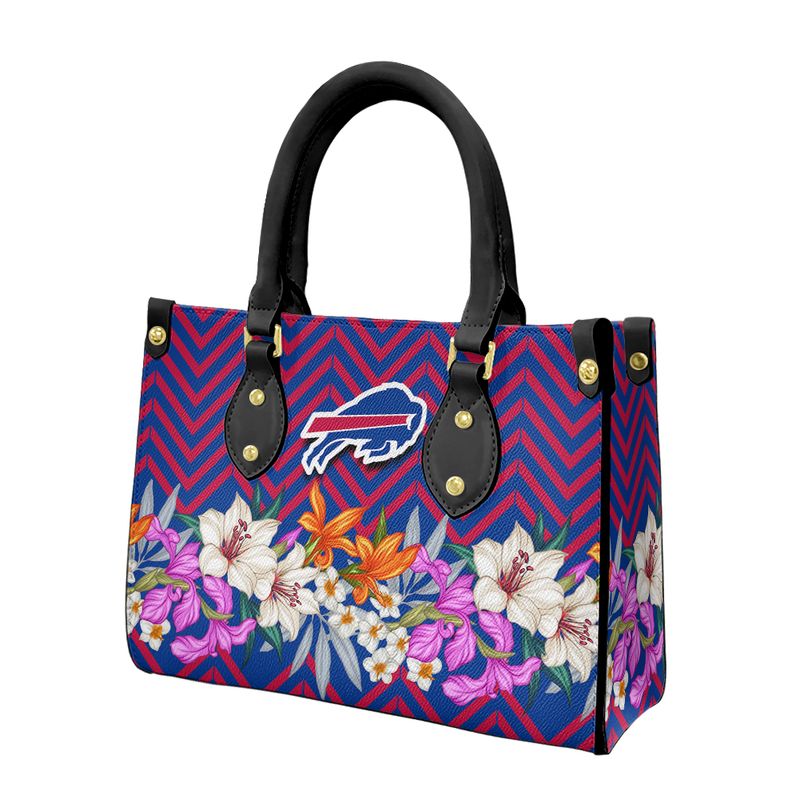 Buffalo Bills Floral Chic Limited Edition Handbag right side