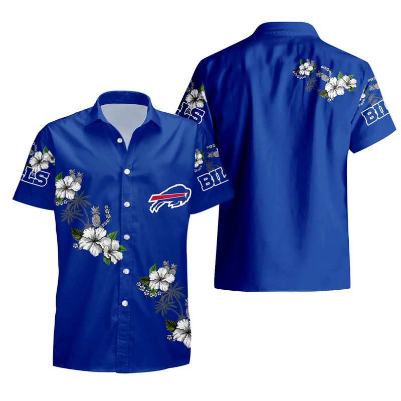 Buffalo Bills Floral Elegance Hawaiian Shirt