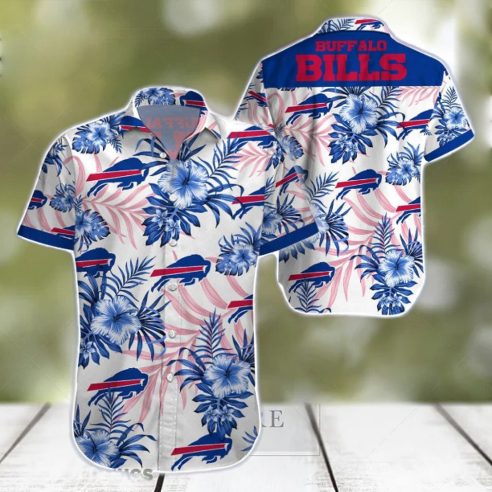 Buffalo Bills Floral Palm Hawaiian Shirt