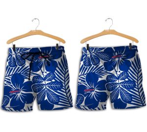 Buffalo Bills Flower Bloom Hawaiian Short