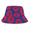 Buffalo Bills Flower Pattern Bucket Hat back