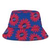 Buffalo Bills Flower Pattern Bucket Hat front