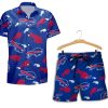 Buffalo Bills Flying Spirit Hawaiian Shirt front with Short