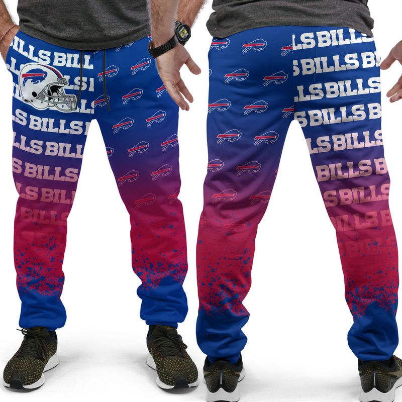 Buffalo Bills Football Helmets All Over Print Sweatpant