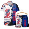 Buffalo Bills Forth Of July Combo Hawaii Shirt with Short