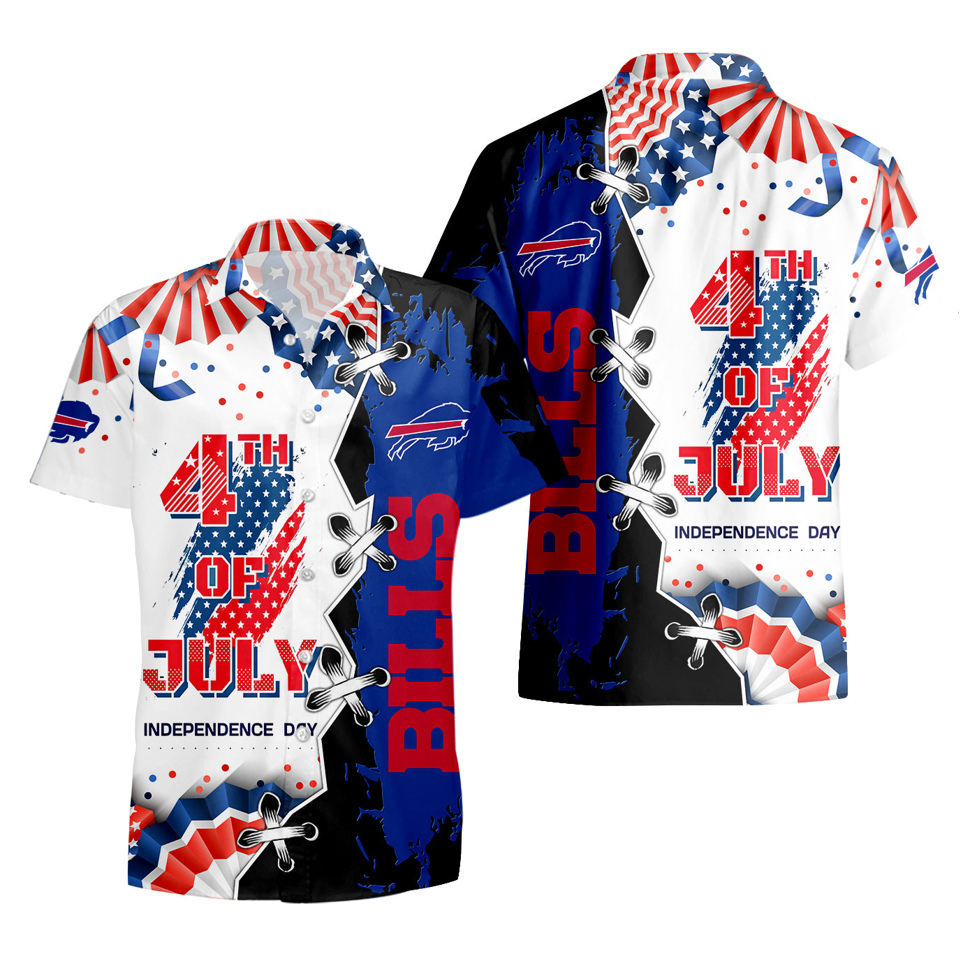 Buffalo Bills Forth Of July Combo Hawaii Shirt