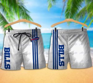 Buffalo Bills Geometric Wave Hawaiian Short