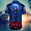 Buffalo Bills Halloween Jack Hawaiian Shirt back