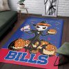 Buffalo Bills Halloween Pumpkin King Rug picture 3