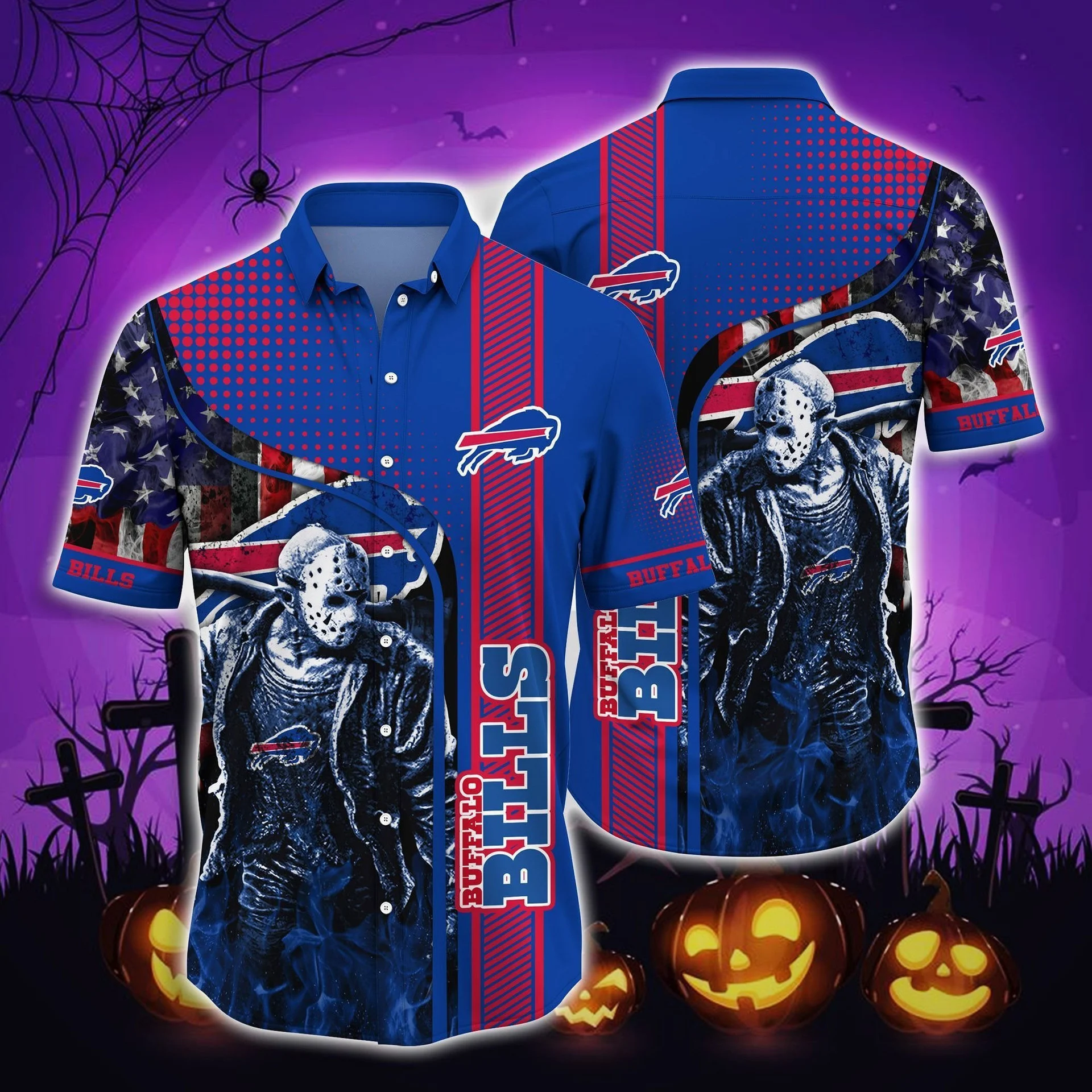 Buffalo Bills Halloween Special Hawaiian Shirt