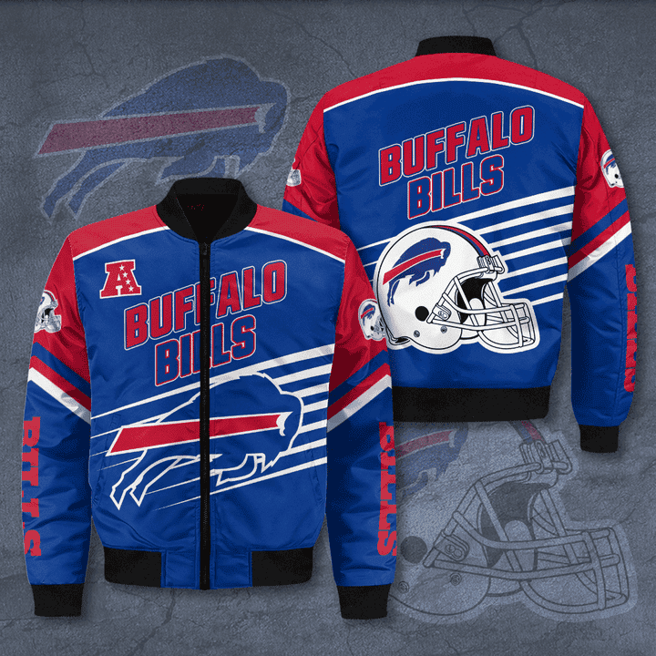 Buffalo Bills Helmet Glory Sideline Bomber Jacket