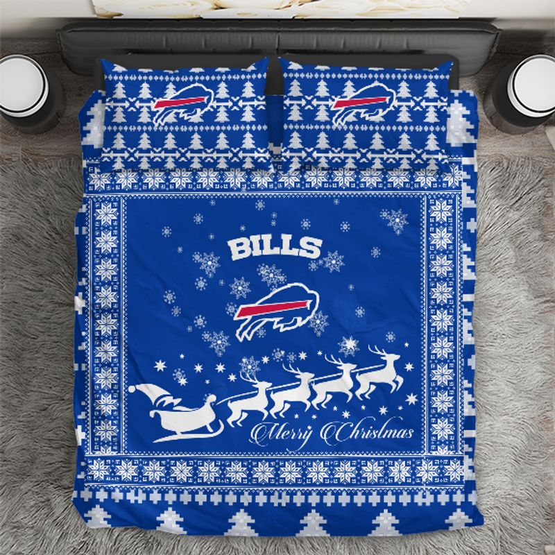 Buffalo Bills Holiday Cheer Limited Edition Bedding Set