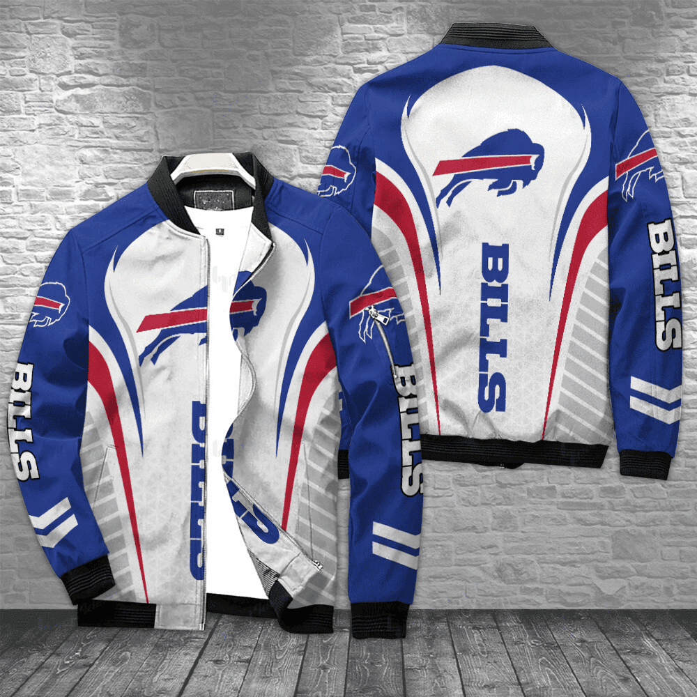 Buffalo Bills Ice Wave Legacy Bomber Jacket