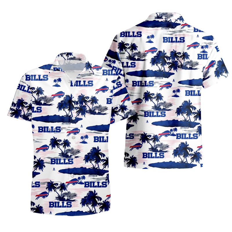 Buffalo Bills Island Getaway Hawaiian Shirt
