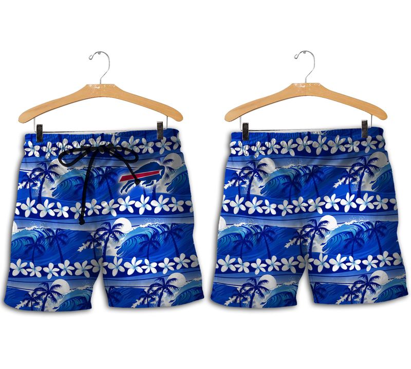 Buffalo Bills Island Paradise Hawaiian Short