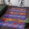 Buffalo Bills Jack O Lantern Orange Halloween Rug Picture 3