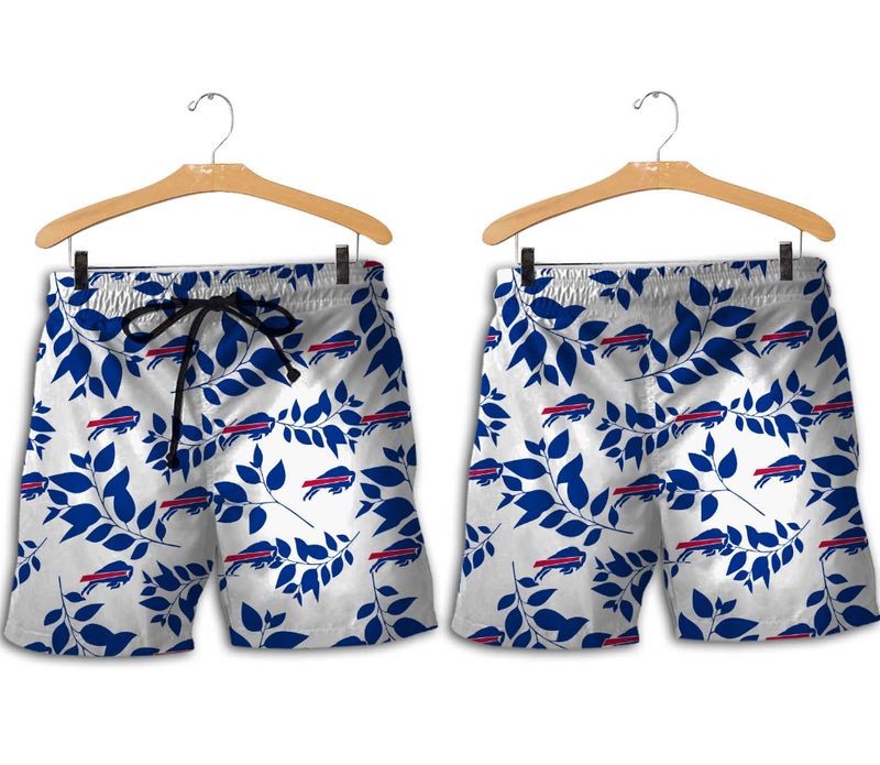 Buffalo Bills Leaf Breeze Hawaiian Short