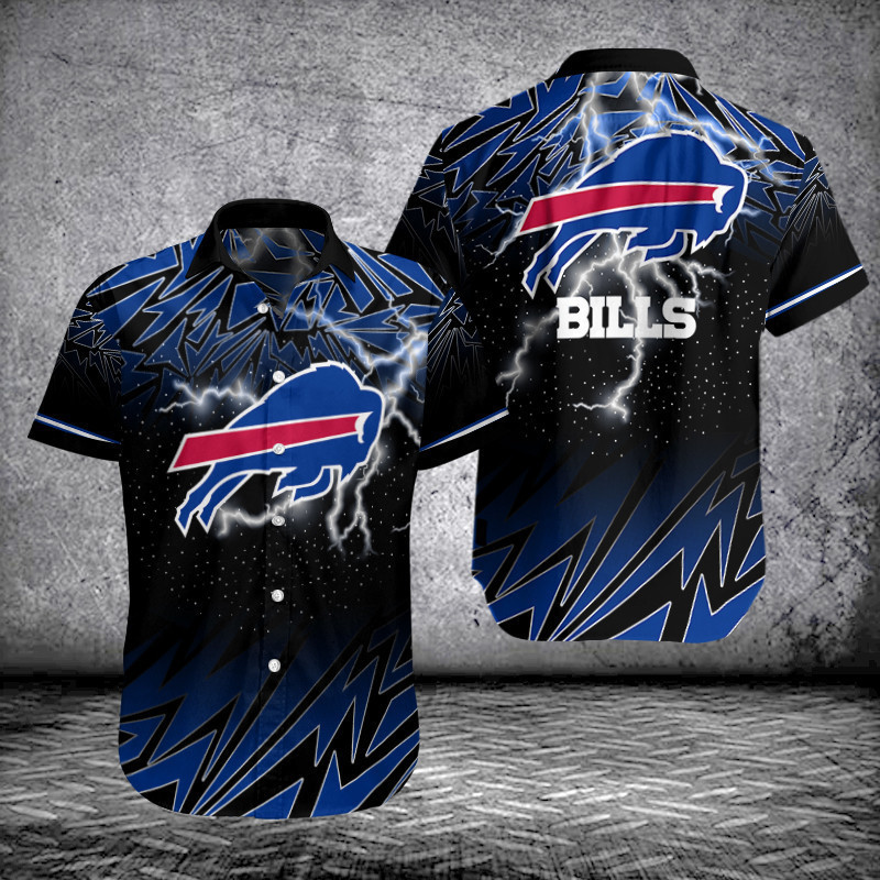 Buffalo Bills Lightning Storm Hawaiian Shirt