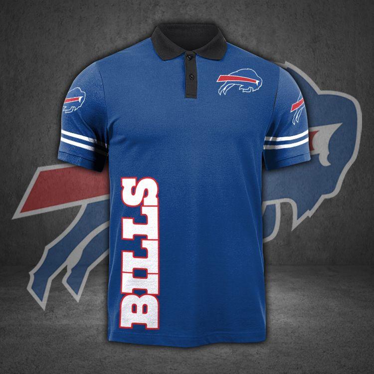 Buffalo Bills Limited Edition Over Print Full 3D Polo Shirt