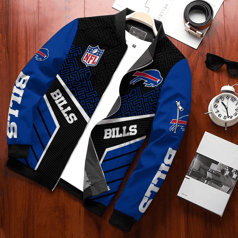 Buffalo Bills Maze Storm Bomber Jacket